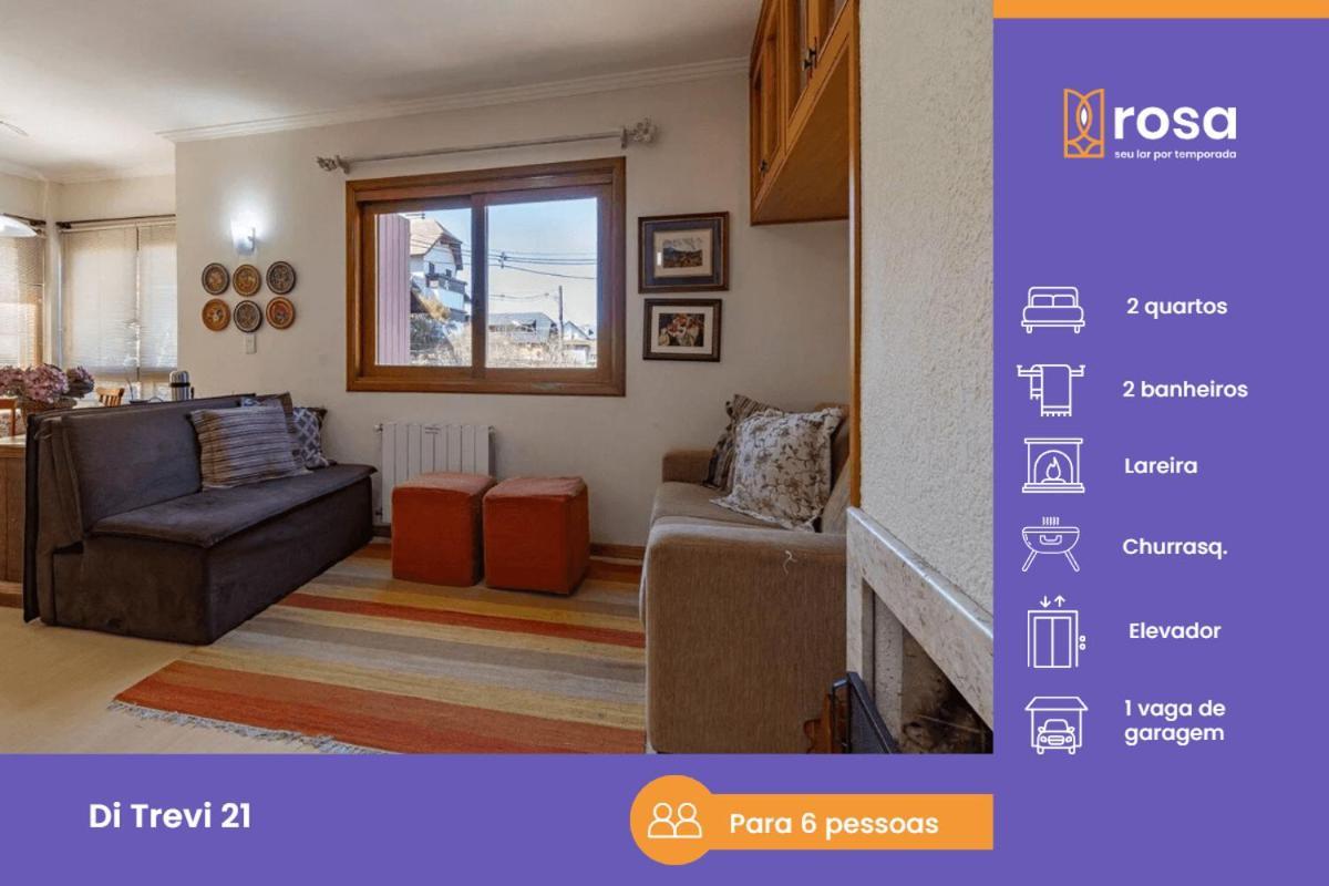 Rosa Edificio Di Trevi Lejlighed Gramado Eksteriør billede